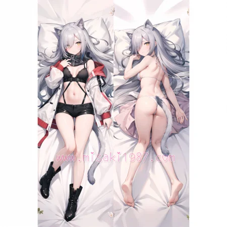 Arknights Dakimakura Schwarz Body Pillow Case 03