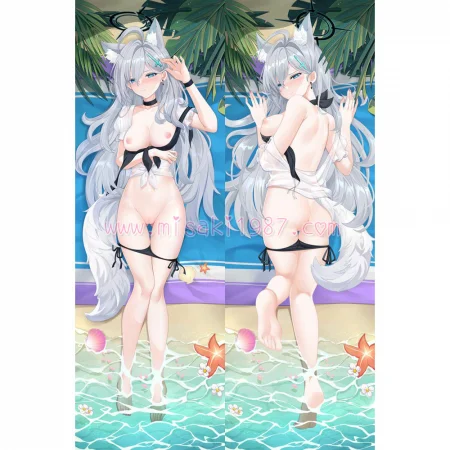 Blue Archive Dakimakura Sunaookami Shiroko Body Pillow Case 09