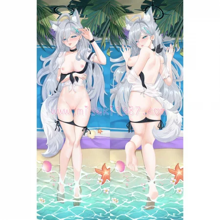Blue Archive Dakimakura Sunaookami Shiroko Body Pillow Case 10