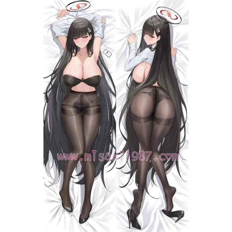 Blue Archive Dakimakura Tsukatsuki Rio Body Pillow Case 32 - Click Image to Close