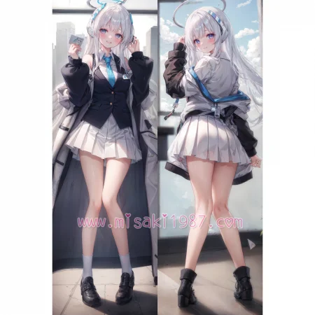 Blue Archive Dakimakura Ushio Noa Body Pillow Case 07