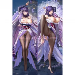 Genshin Impact Dakimakura Baal Raiden Shogun Body Pillow Case 61