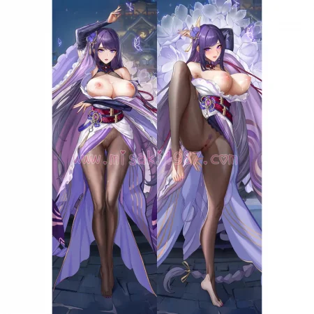 Genshin Impact Dakimakura Baal Raiden Shogun Body Pillow Case 61