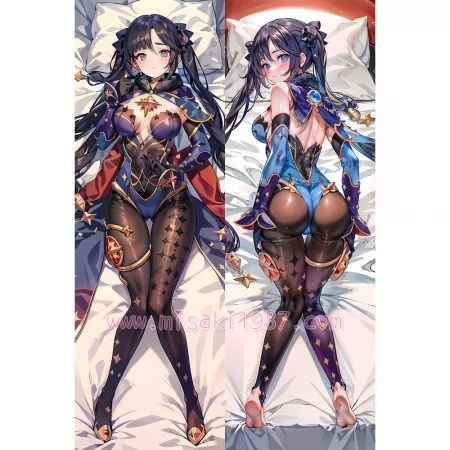 Genshin Impact Dakimakura Mona Body Pillow Case 14