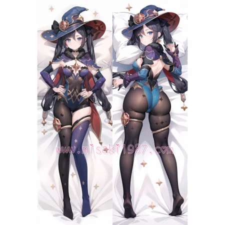 Genshin Impact Dakimakura Mona Body Pillow Case 13