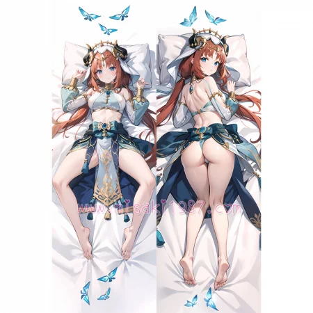 Genshin Impact Dakimakura Nilou Body Pillow Case 34