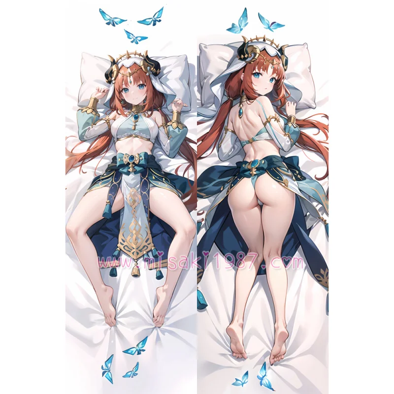 Genshin Impact Dakimakura Nilou Body Pillow Case 34 - Click Image to Close