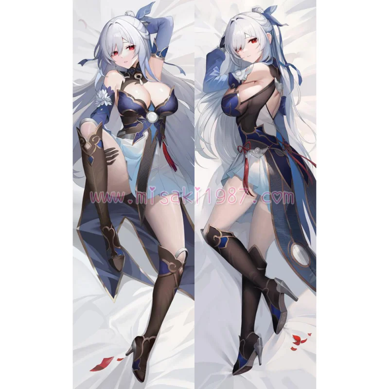 Honkai: Star Rail Dakimakura Jingliu Body Pillow Case 19 - Click Image to Close