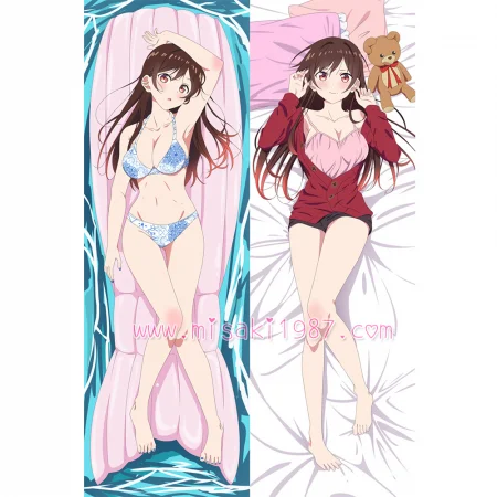 Kanojo Okarishimasu Dakimakura Chizuru Ichinose Body Pillow Case 14