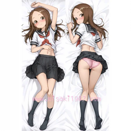 Teasing Master Takagi-san Dakimakura Body Pillow Case 02