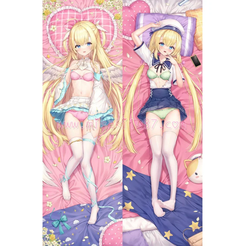 Tenshi Souzou RE-BOOT! Dakimakura Shirayuki Noa Body Pillow Case - Click Image to Close