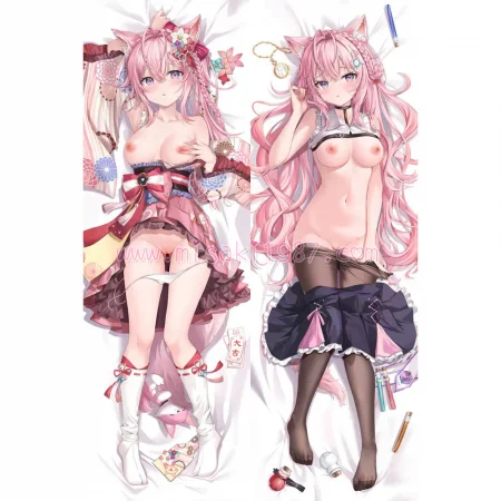 Virtual YouTuber Dakimakura Hakui Koyori Body Pillow Case 08