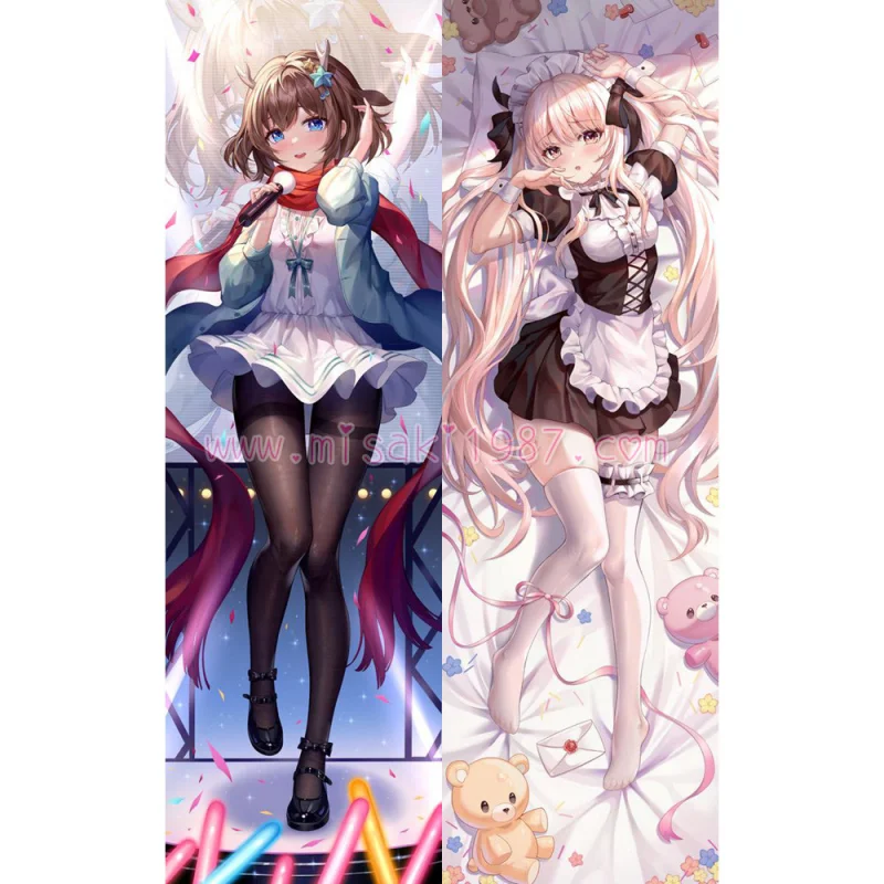 Virtual YouTuber Dakimakura Mahoro Kano Body Pillow Case - Click Image to Close