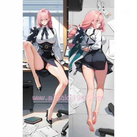 Zenless Zone Zero Dakimakura Tsukishiro Yanagi Body Pillow Case