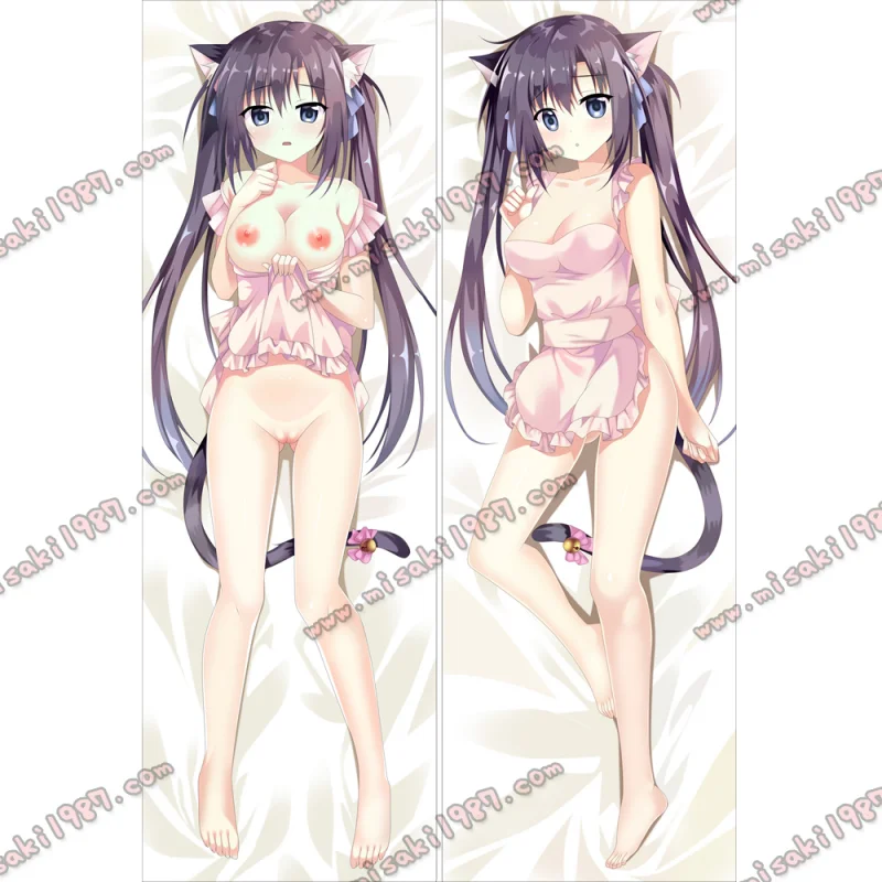 Amairo Chocolate Dakimakura Maiba Nana Body Pillow Case - Click Image to Close