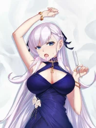 Azur Lane Dakimakura Belfast Body Pillow Case 06