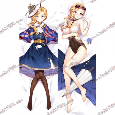 Azur Lane Dakimakura Hood Body Pillow Case 04