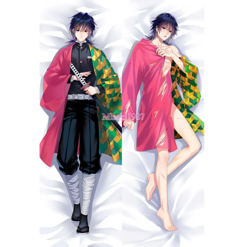 Demon Slayer Dakimakura Tomioka Giyuu Body Pillow Case - Click Image to Close
