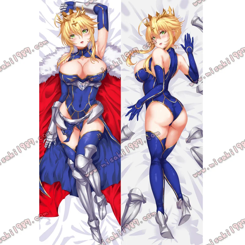 Fate/Grand Order Dakimakura Artoria Pendragon Saber Body Pillow Case 09 - Click Image to Close
