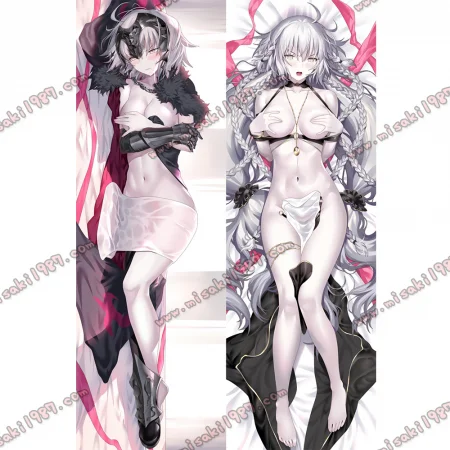 Fate/Grand Order Dakimakura Black Jeanne d'Arc Body Pillow Case 05