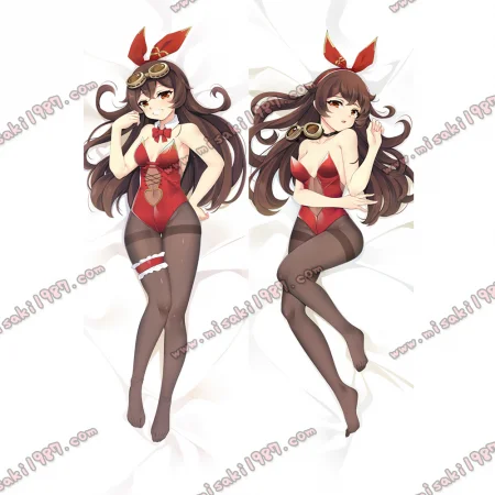 Genshin Impact Dakimakura Amber Body Pillow Case 03
