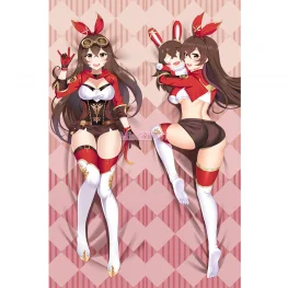 Genshin Impact Dakimakura Amber Body Pillow Case
