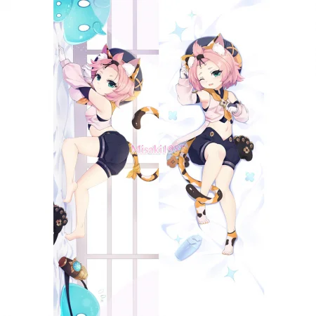 Genshin Impact Dakimakura Diona Body Pillow Case