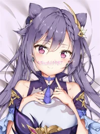 Genshin Impact Dakimakura Keqing Kokusei Body Pillow Case 02 [SALE]