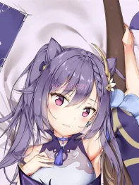 Genshin Impact Dakimakura Keqing Kokusei Body Pillow Case 02 [SALE]