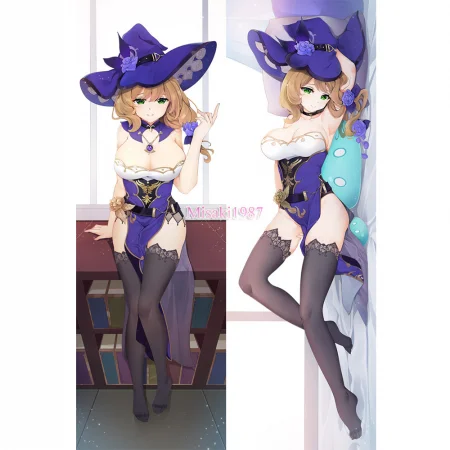 Genshin Impact Dakimakura Lisa Body Pillow Case