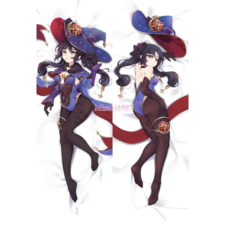 Genshin Impact Dakimakura Mona Body Pillow Case - Click Image to Close