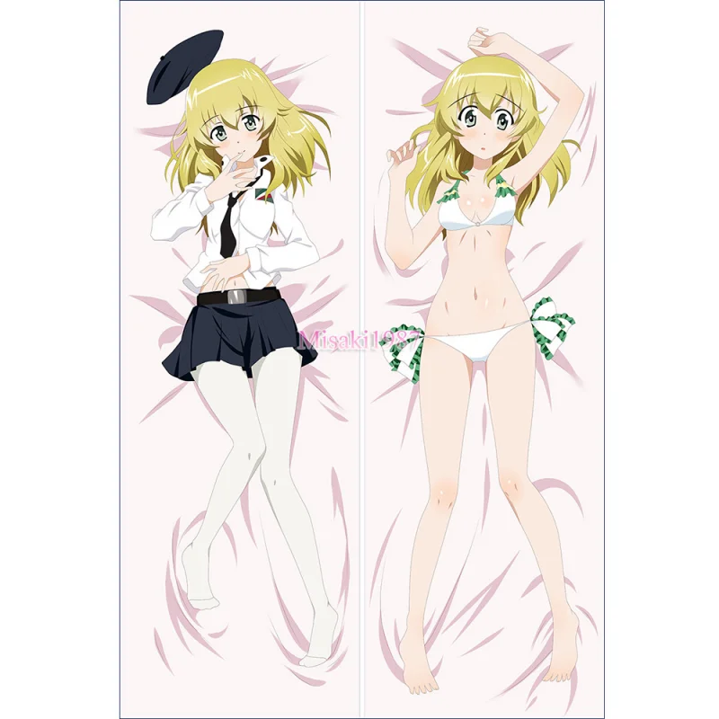Girls und Panzer Dakimakura Carpaccio Body Pillow Case - Click Image to Close