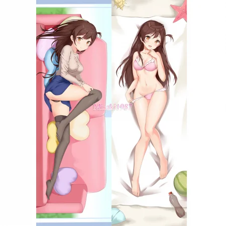 Kanojo Okarishimasu Dakimakura Chizuru Ichinose Body Pillow Case 04
