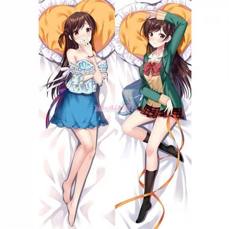 Kanojo Okarishimasu Dakimakura Chizuru Ichinose Body Pillow Case 03