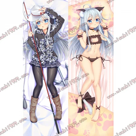 Kantai Collection KanColle Dakimakura Hibiki Body Pillow Case 03