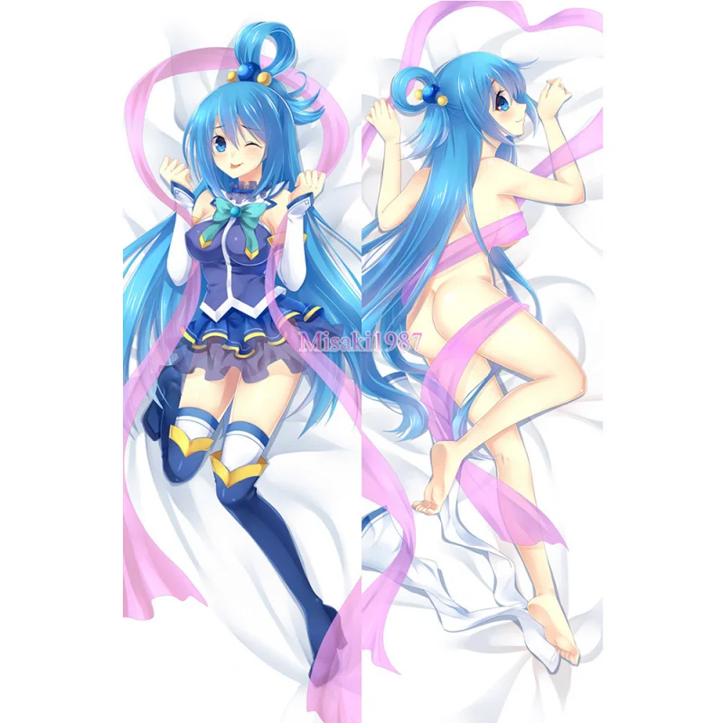 KonoSuba Dakimakura Aqua Body Pillow Case 05 - Click Image to Close