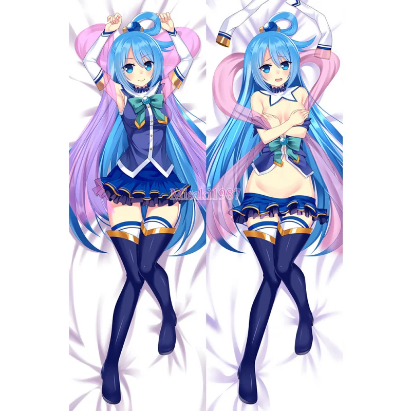 KonoSuba Dakimakura Aqua Body Pillow Case 07 - Click Image to Close