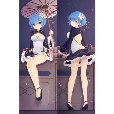 Re:Zero Dakimakura Rem Body Pillow Case 15