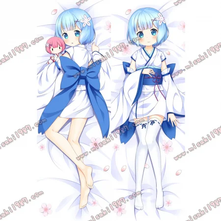 Re:Zero Dakimakura Rem Body Pillow Case 25