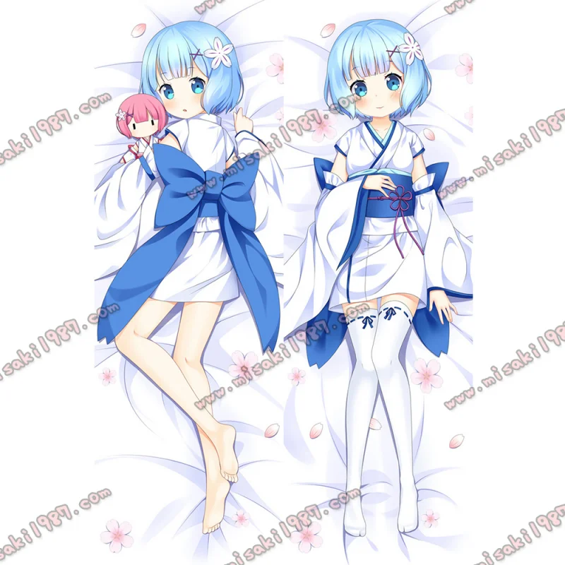 Re:Zero Dakimakura Rem Body Pillow Case 25 - Click Image to Close