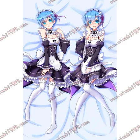 Re:Zero Dakimakura Rem Body Pillow Case 19