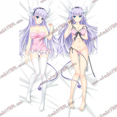Miss Kobayashi's Dragon Maid Dakimakura Kanna Body Pillow Case 05