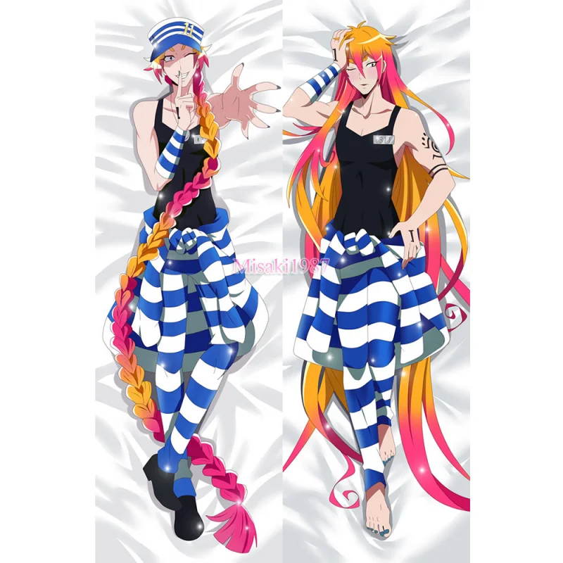 Nanbaka Dakimakura Uno Body Pillow Case - Click Image to Close