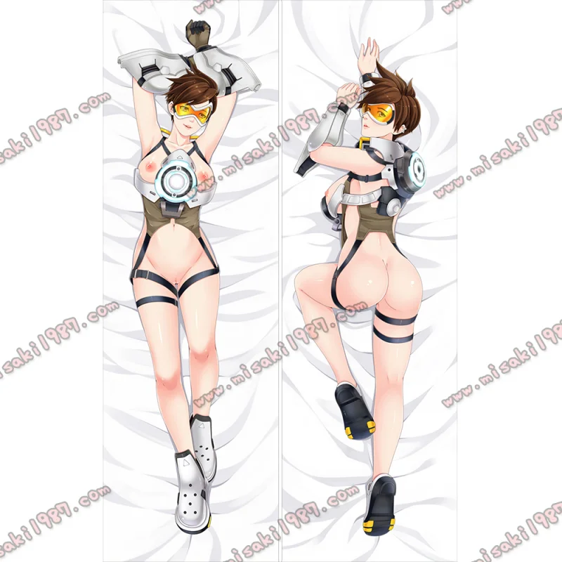 Overwatch OW Dakimakura Tracer Body Pillow Case 04 - Click Image to Close