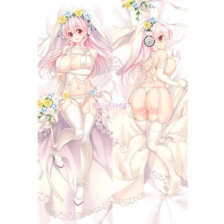 Super Sonico Dakimakura Body Pillow Case 04