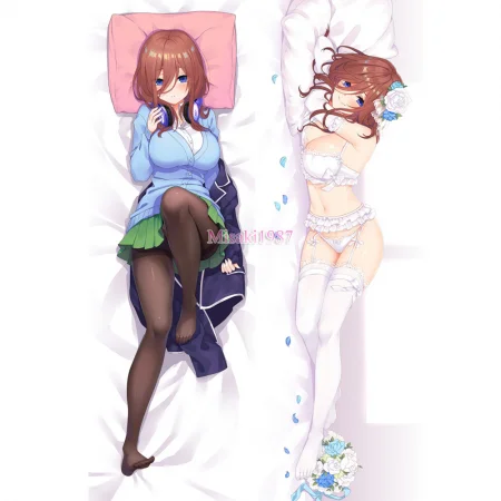 The Quintessential Quintuplets Dakimakura Nakano Miku Body Pillow Case 08