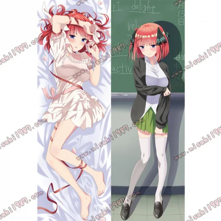 The Quintessential Quintuplets Dakimakura Nakano Nino Body Pillow Case 06