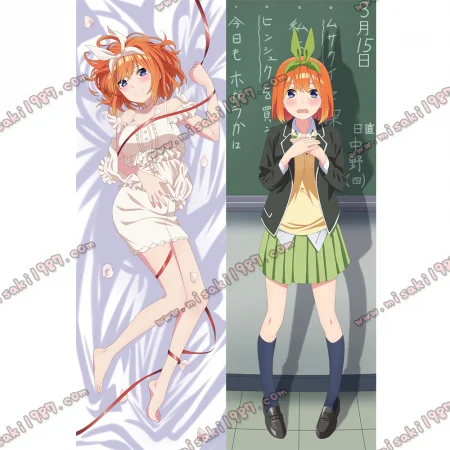 The Quintessential Quintuplets Dakimakura Nakano Yotsuba Body Pillow Case 03