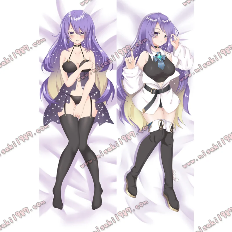 Virtual YouTuber Dakimakura Moona Hoshinova Body Pillow Case - Click Image to Close