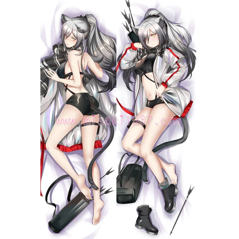 Arknights Dakimakura Schwarz Body Pillow Case - Click Image to Close